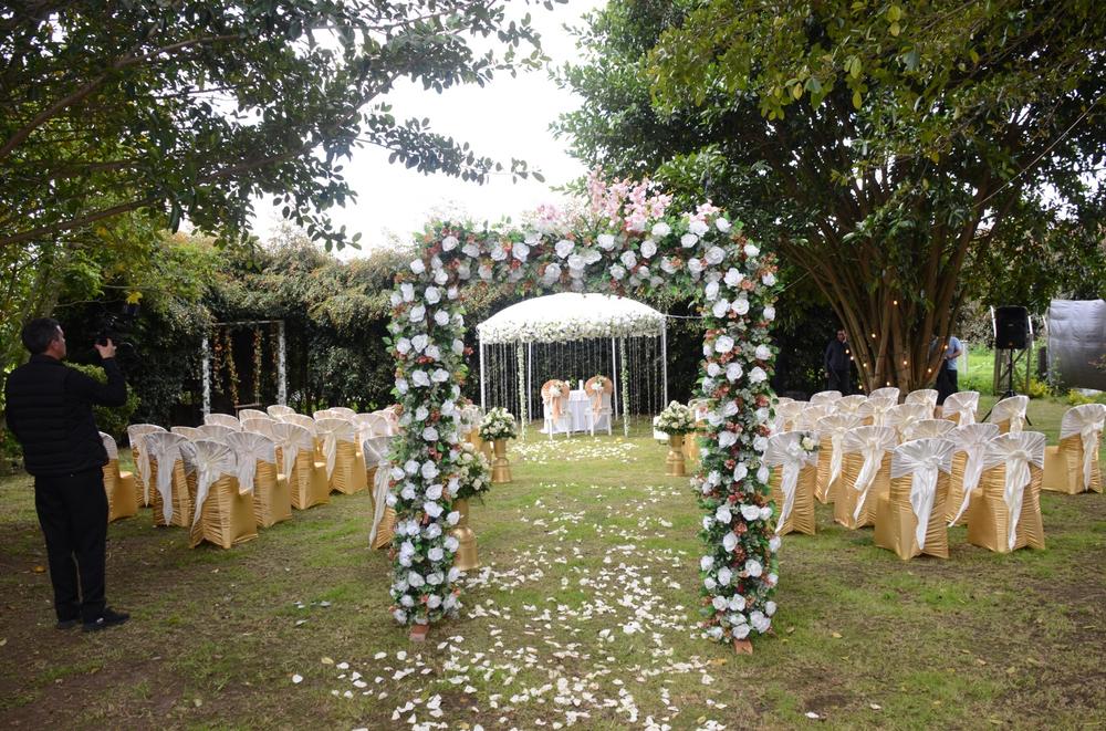 Arco Floral para Boda Festejos Santaella